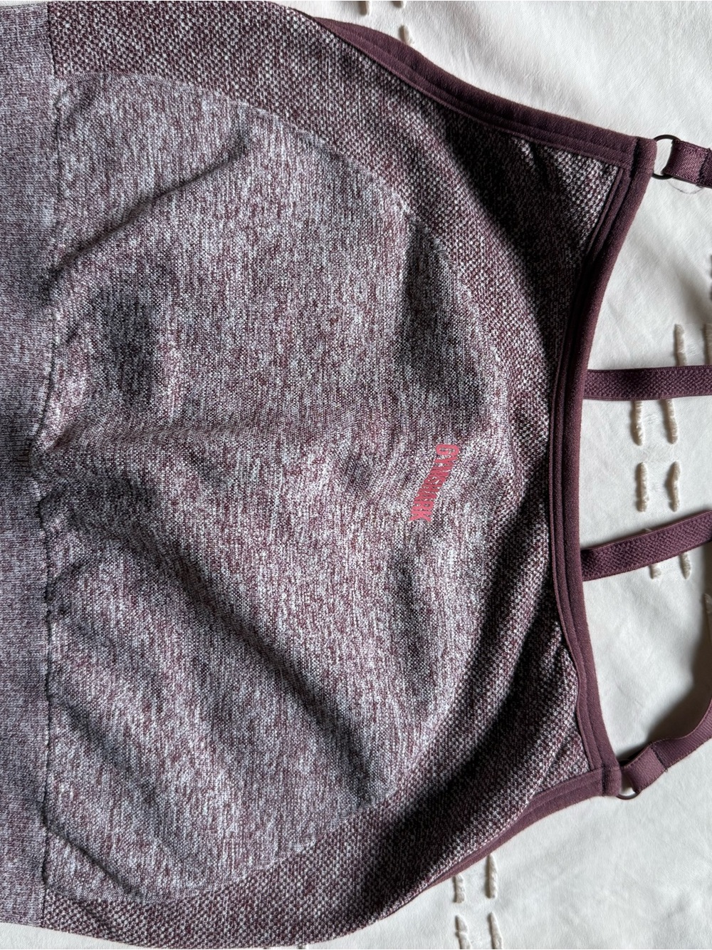 Gymshark Mauve Heather Strappy Seamless Camisole